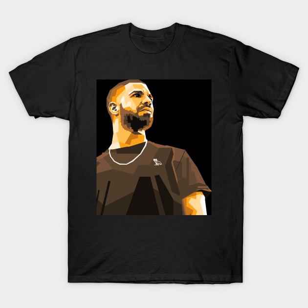 Drake rappers T-Shirt by Sakent